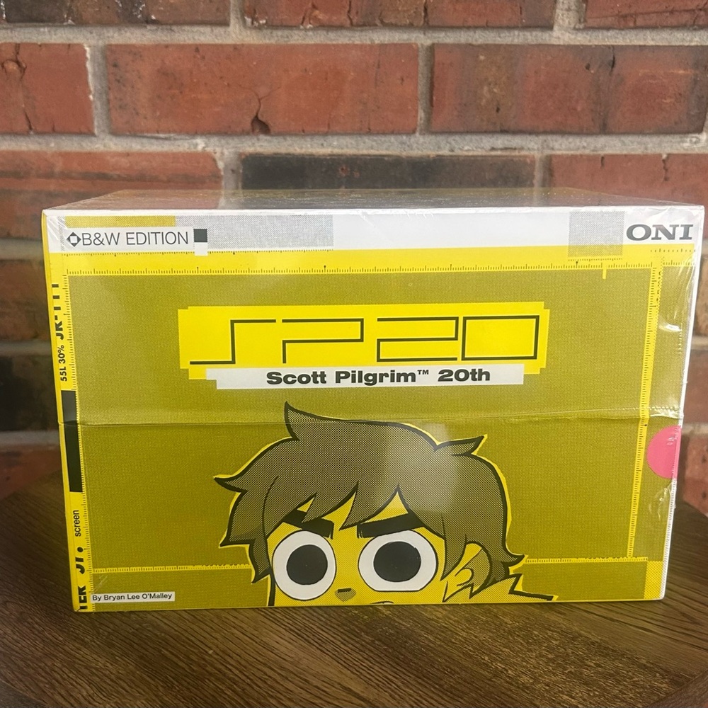 Scott Pilgrim 20th Anniversary B&W Hardcover Box Set Factory Sealed